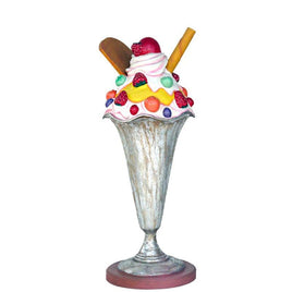 Ice Cream Sundae Over Sized Statue - LM Treasures 