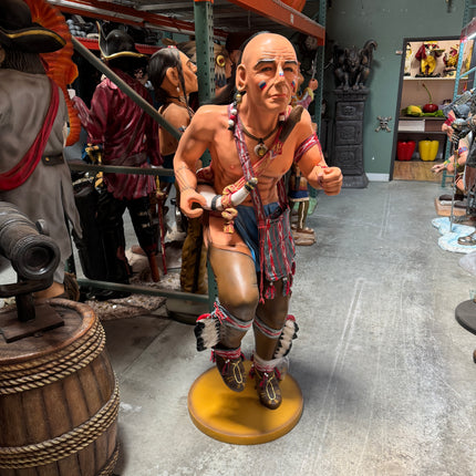 Indian Rain Dancing Life Size Statue