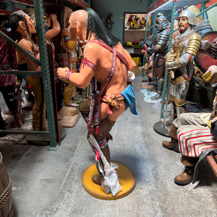 Indian Rain Dancing Life Size Statue