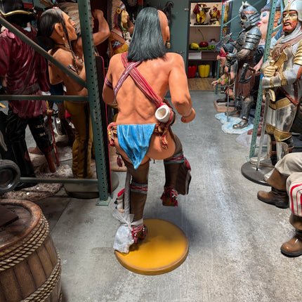 Indian Rain Dancing Life Size Statue