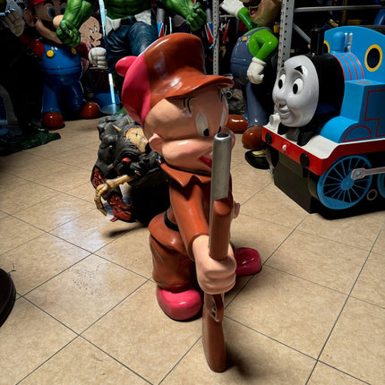 Cartoon Hunter Statue