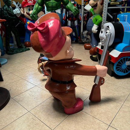 Cartoon Hunter Statue