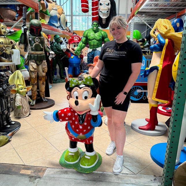 Cartoon Female Mouse Statue