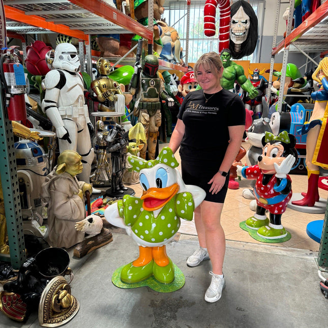 Cartoon Female Duck Statue