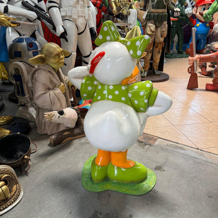 Cartoon Female Duck Statue