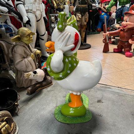 Cartoon Female Duck Statue