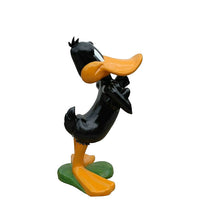 Cartoon Black Duck Life Size Statue - LM Treasures 