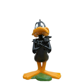 Cartoon Black Duck Life Size Statue - LM Treasures 
