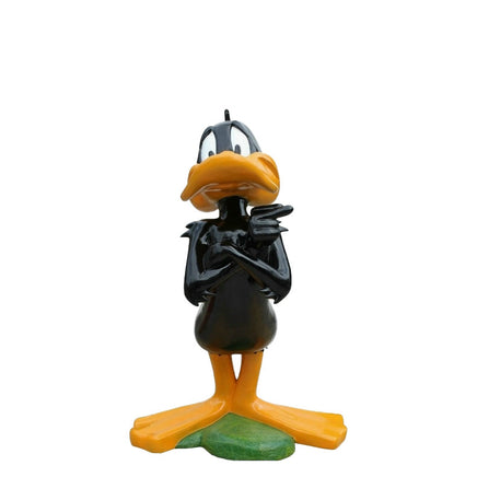 Cartoon Black Duck Life Size Statue - LM Treasures 