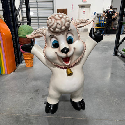 Comic Lamb Life Size Statue LM Treasures - T