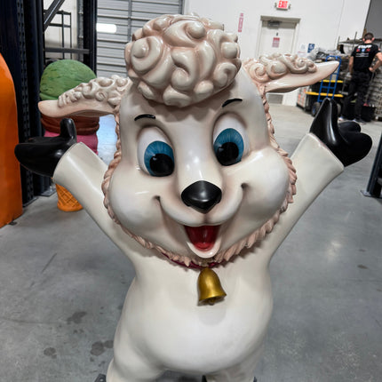 Comic Lamb Life Size Statue LM Treasures - T