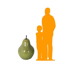 Large Green Pear Over Sized Statue - LM Treasures 