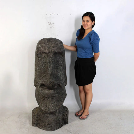 Easter Island Moai Head Bust 4ft Statue LM Treasures - H