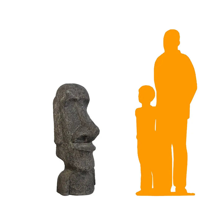 Easter Island Moai Head Bust 4ft Statue LM Treasures - H