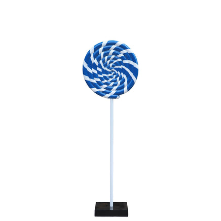 Blue Swirl Lollipop Over Sized Statue - LM Treasures 