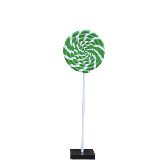 Green Swirl Lollipop Over Sized Statue LM Treasures - H