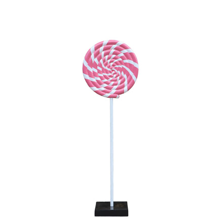 Pink Swirl Lollipop Over Sized Statue - LM Treasures 