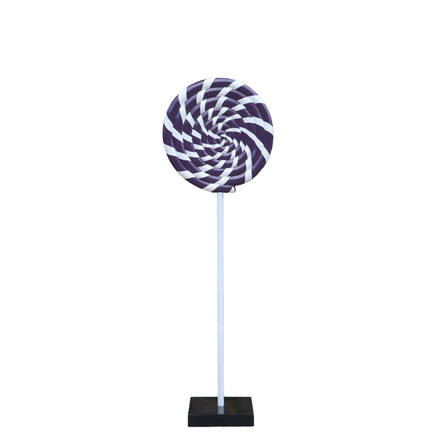 Purple Swirl Lollipop Over Sized Statue - LM Treasures 