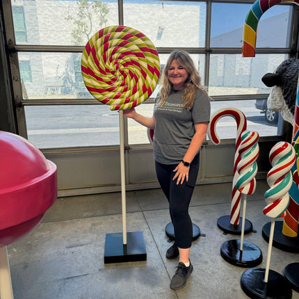 Swirl Lollipop Over Sized Statue - LM Treasures 