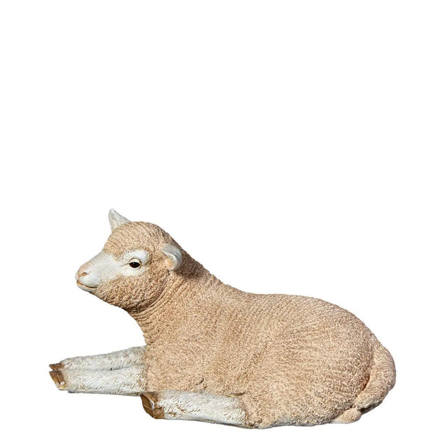 Laying Baby Merino Lamb Life Size Statue LM Treasures - H