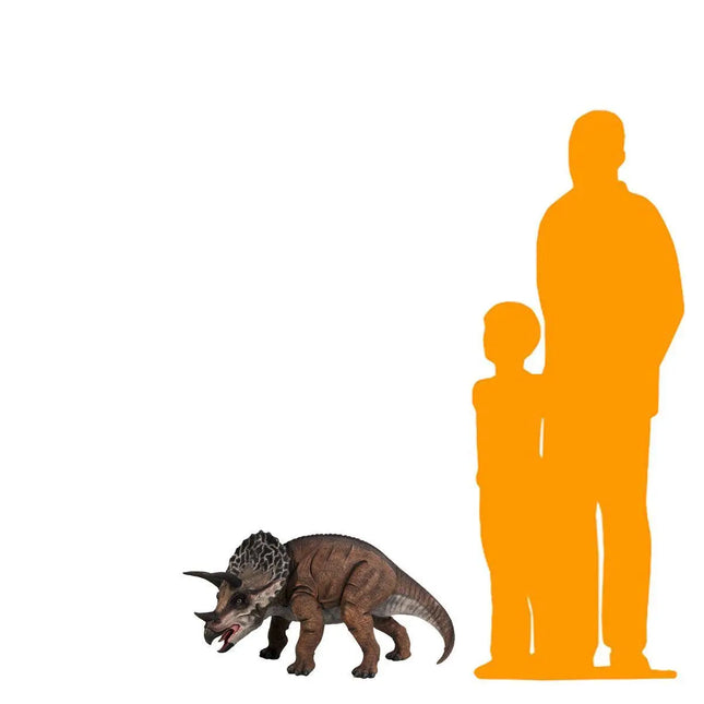 Baby Definitive Triceratops Dinosaur Statue LM Treasures - H