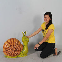 Comic Male Snail Over Sized Statue - LM Treasures 