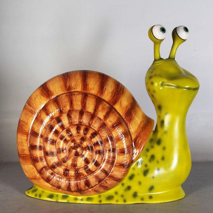 Comic Male Snail Over Sized Statue - LM Treasures 