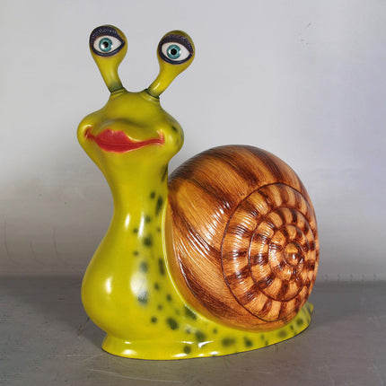 Comic Female Snail Over Sized Statue