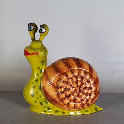 Comic Female Snail Over Sized Statue