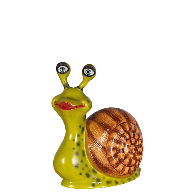 Comic Female Snail Over Sized Statue