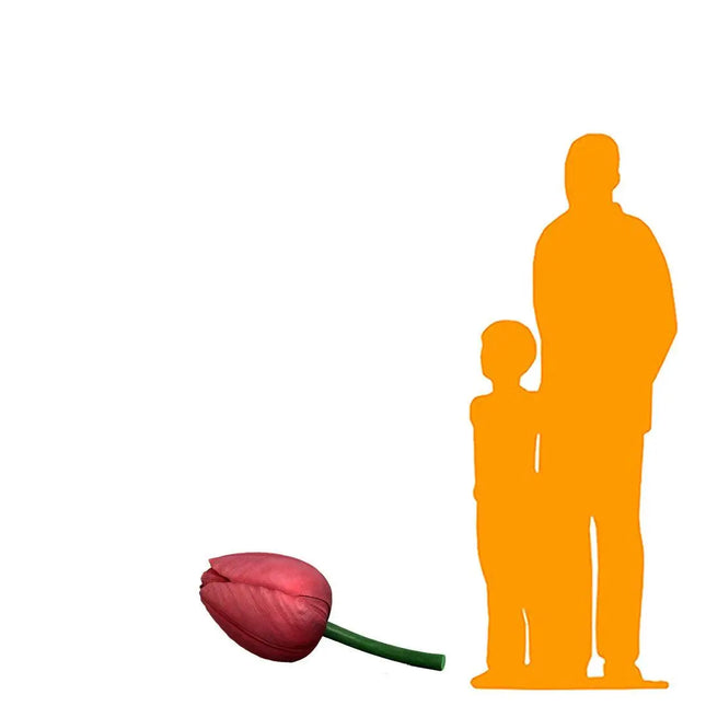 Tulip Bud Over Sized Flower Statue LM Treasures - H