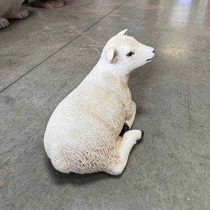 Texelaar Baby Lamb Resting Life Size Statue