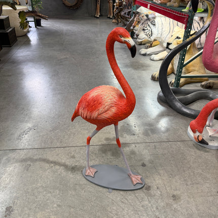 Baby Flamingo Life Size Statue