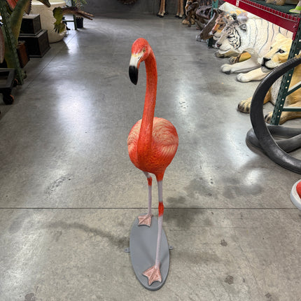 Baby Flamingo Life Size Statue