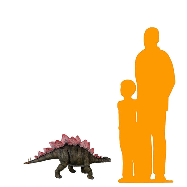 Baby Definitive Stegosaurus Dinosaur Statue LM Treasures - H