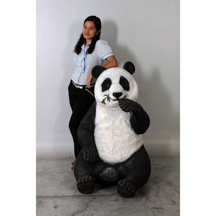 Eating Panda Life Size Statue - LM Treasures 