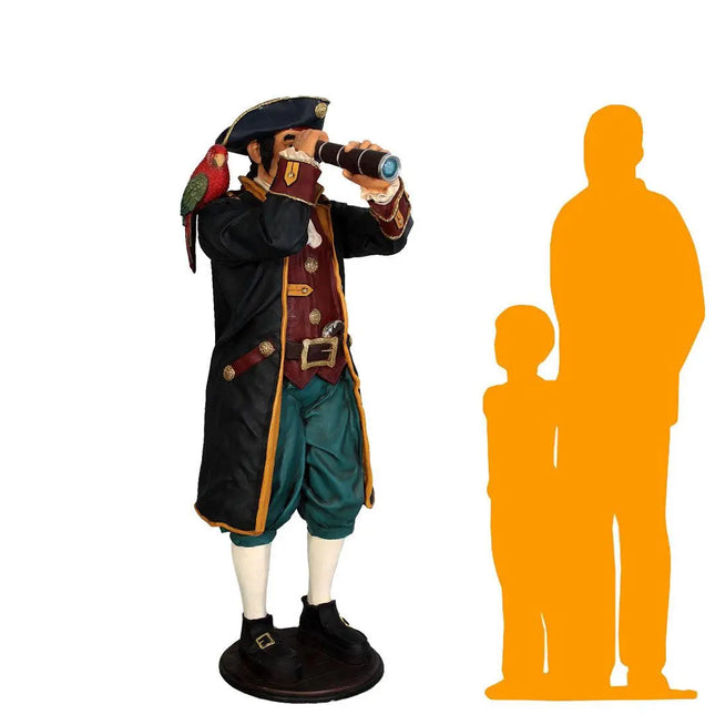 Pirate Captain Paruche Life Size Statue LM Treasures - H