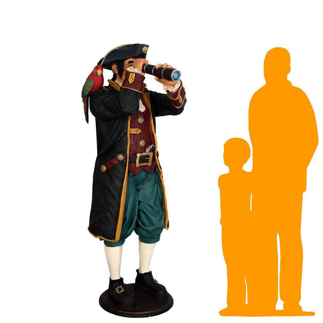 Pirate Captain Paruche Life Size Statue - LM Treasures 