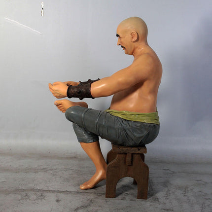 Sitting Pirate Moreno Life Size Statue