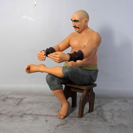 Sitting Pirate Moreno Life Size Statue