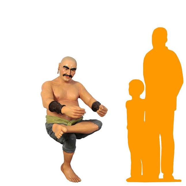 Sitting Pirate Moreno Life Size Statue