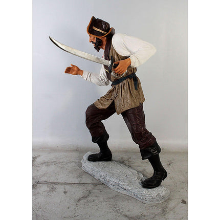 Pirate Captain One Eye Life Size Statue - LM Treasures 