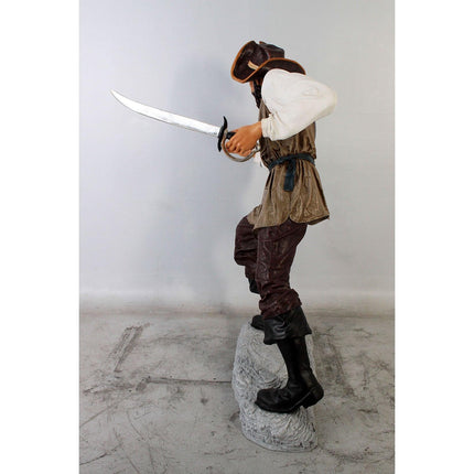 Pirate Captain One Eye Life Size Statue - LM Treasures 