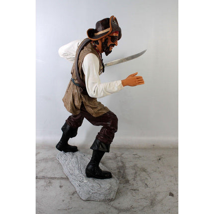 Pirate Captain One Eye Life Size Statue - LM Treasures 
