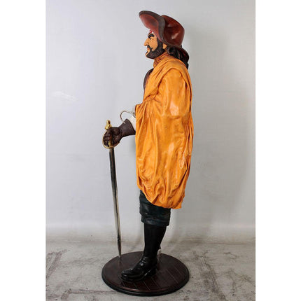 Pirate Captain Wooden Leg Life Size Statue - LM Treasures 