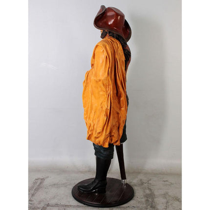 Pirate Captain Wooden Leg Life Size Statue - LM Treasures 