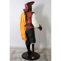 Pirate Captain Wooden Leg Life Size Statue - LM Treasures 