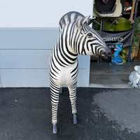 Large Zebra Life Size Statue - LM Treasures 