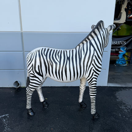Large Zebra Life Size Statue