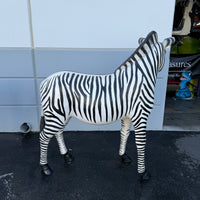 Large Zebra Life Size Statue - LM Treasures 